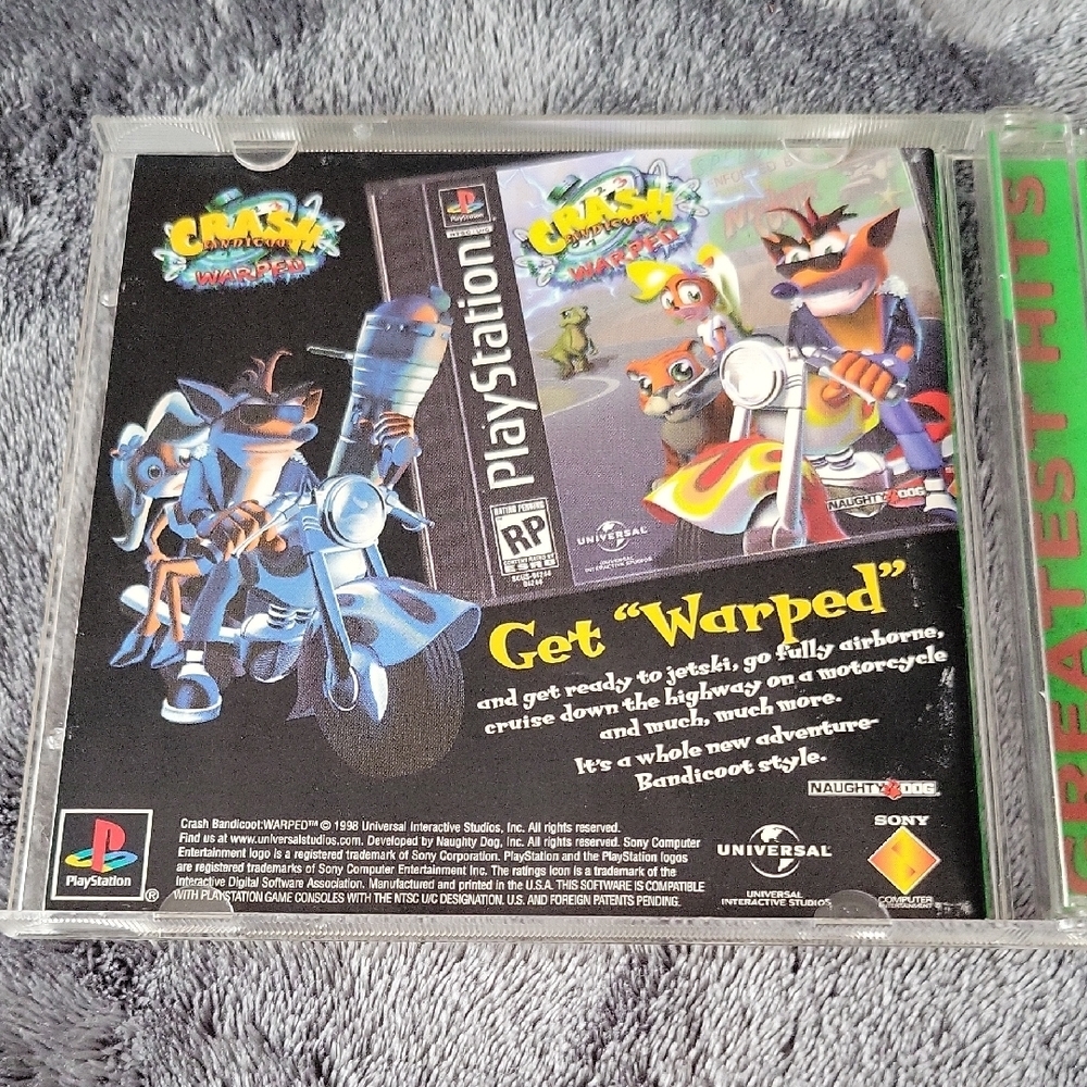 1997 Sony PlayStation Crash Bandicoot 2 - Green and Black Edition.27 - Picture 2 of 5
